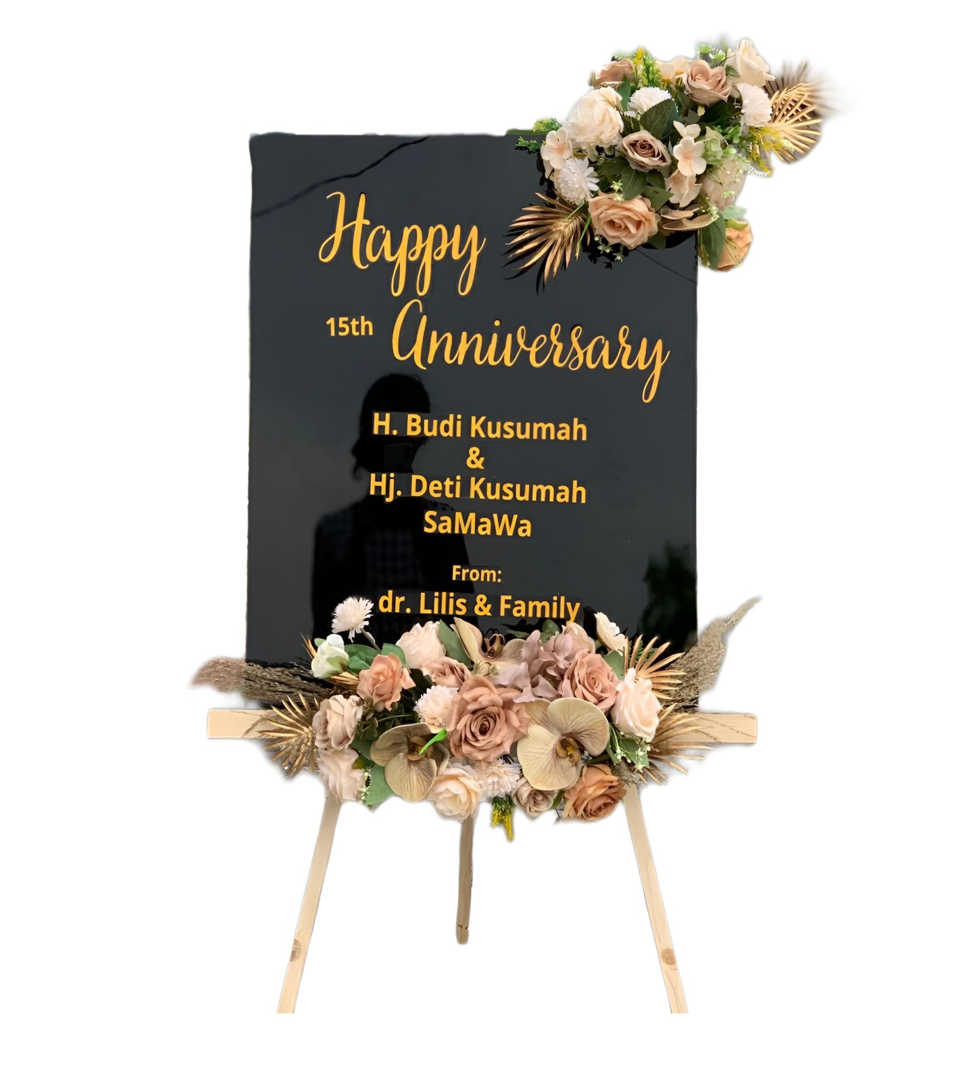 Papan Bunga Akrilik Bubulan